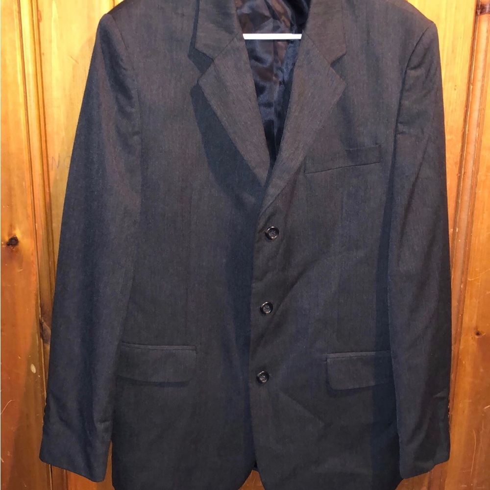 Mens gray suit jacket